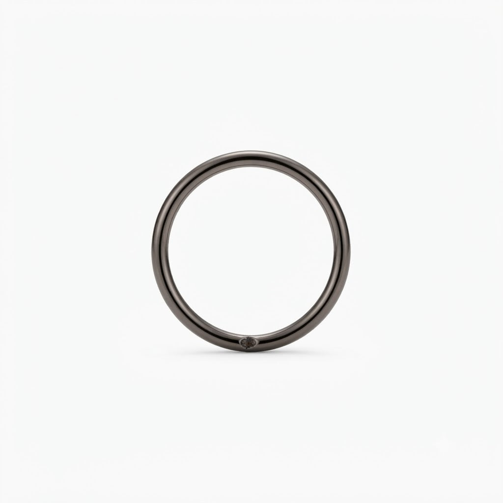 Classic Simple Iron Ring for Traditional and Daily Wear