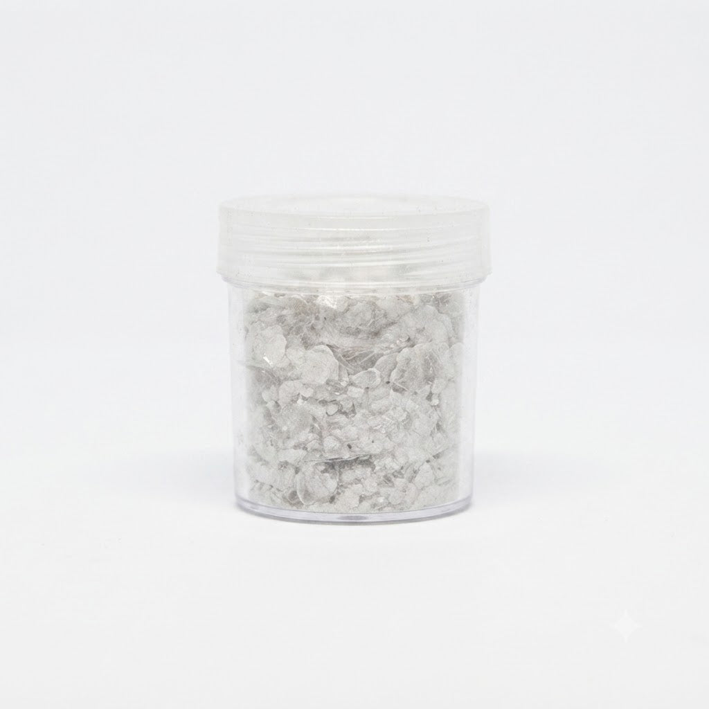 Pure Abhrak (30g) (Mica Flakes / Mineral Powder) in Storage Jar