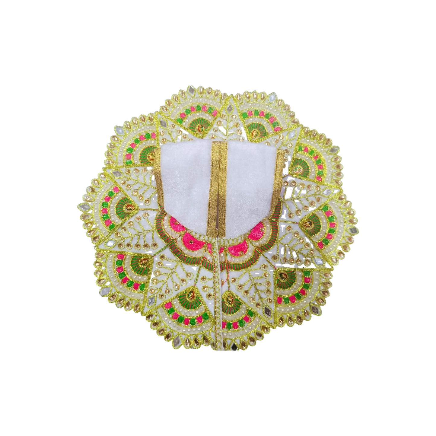 White Premium Laddu Gopal Dress
