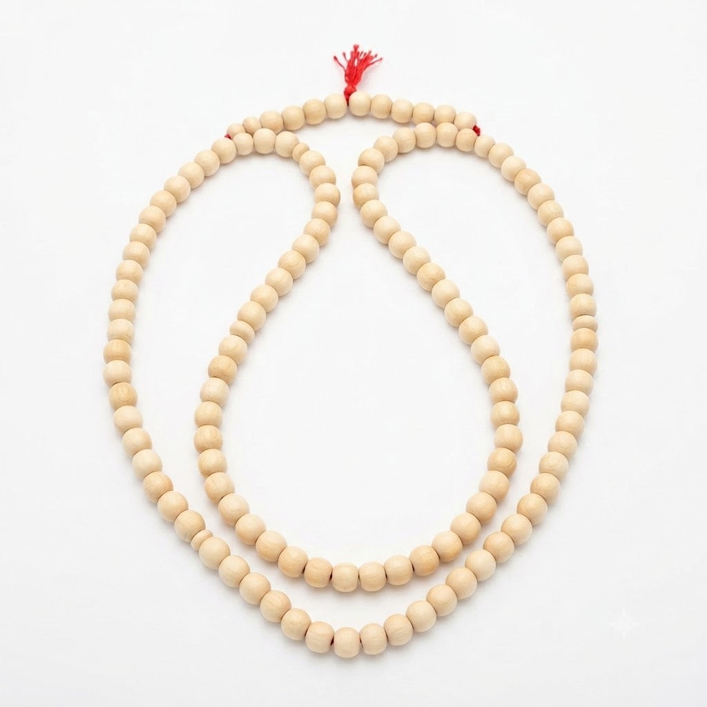 Original Tulsi Mala – Sacred Holy Basil Prayer Beads Necklace for Meditation & Devotion