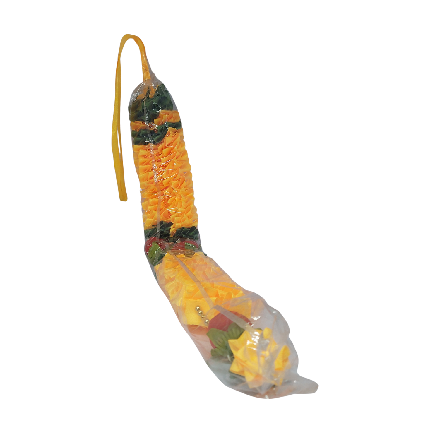 Premium Orange Marigold Mala for Festive Decoration