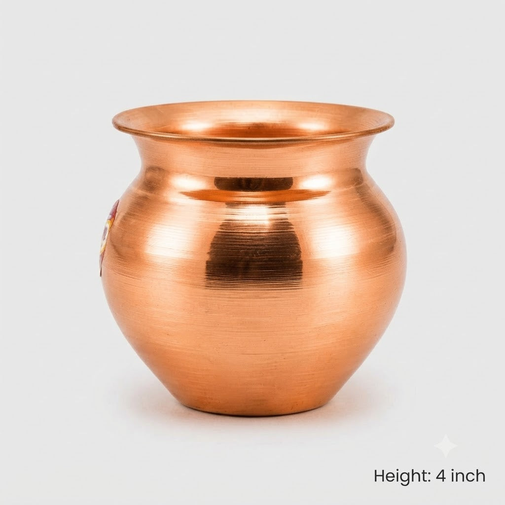 Premium Copper Lota (Big) (Height 4 inch)