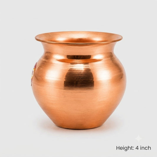 Premium Copper Lota (Big) (Height 4 inch)