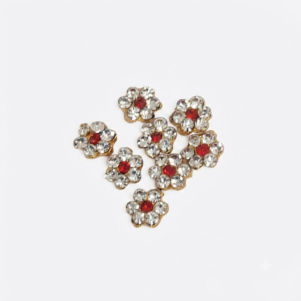 Handcrafted Flower Design Gopal Ji Decorative Bindi / Tilak for Laddu Gopal