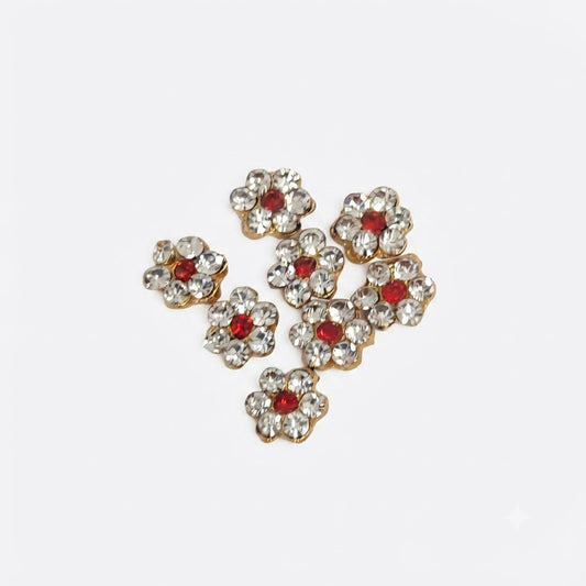 Handcrafted Flower Design Gopal Ji Decorative Bindi / Tilak for Laddu Gopal