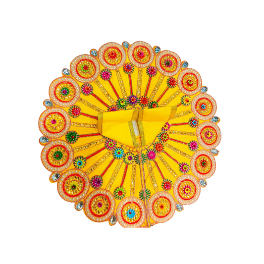 Royal Basanti Floral Laddu Gopal Poshak