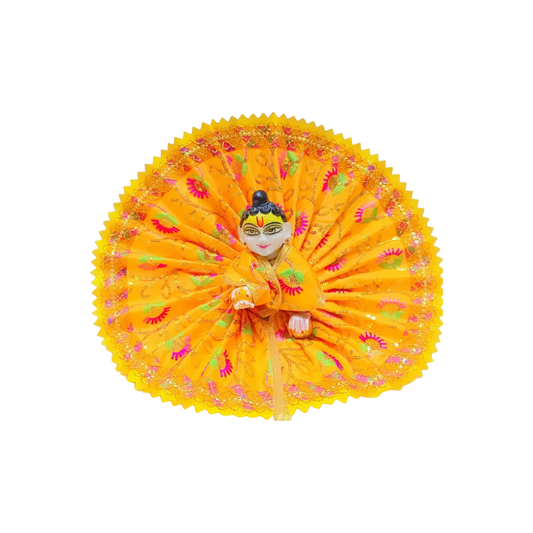 Divine Laddu Gopal Designer Poshak – Yellow Festive Collection