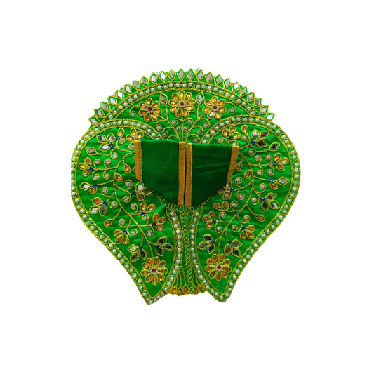 Emerald Green Designer Laddu Gopal Poshak
