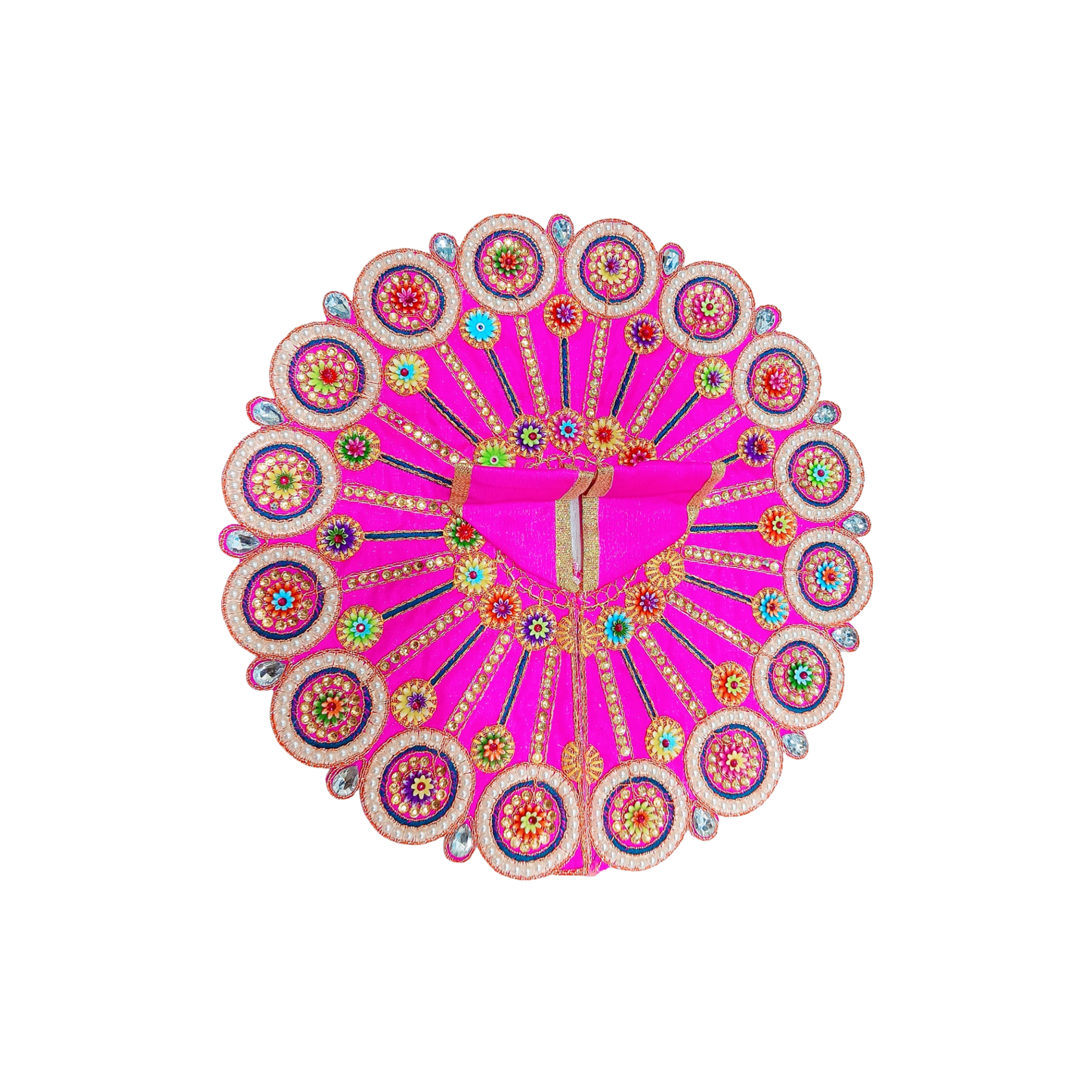 Pink Premium Designer Laddu Gopal Dress