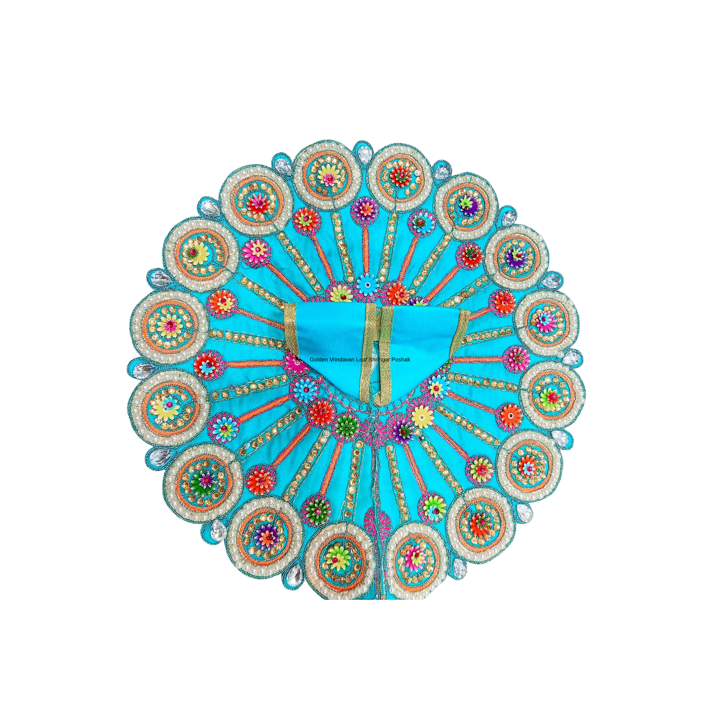 Vrindavan Floral Shringar Poshak