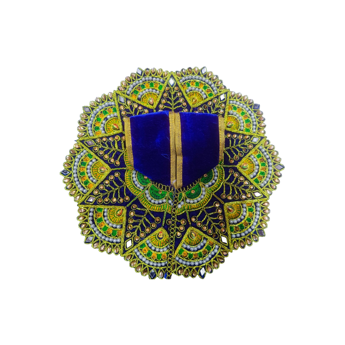 Royal Blue Designer Laddu Gopal Poshak