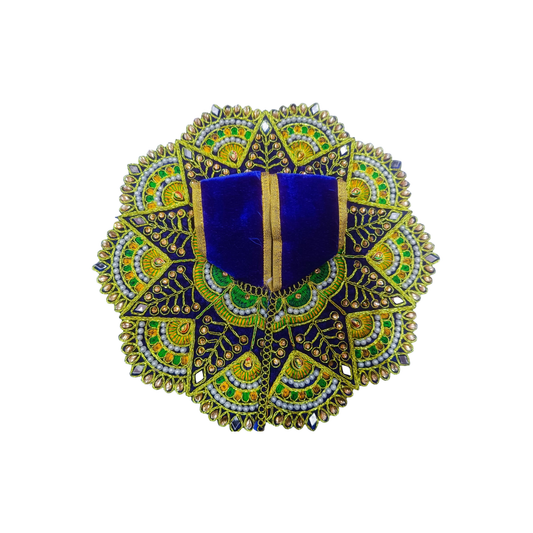 Royal Blue Designer Laddu Gopal Poshak