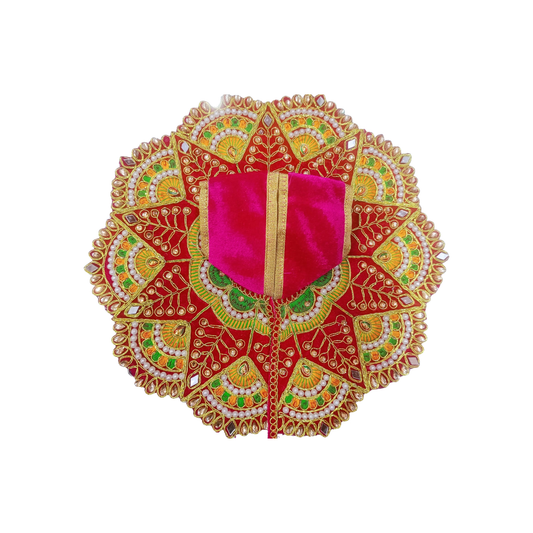 Red Designer Laddu Gopal Dress
