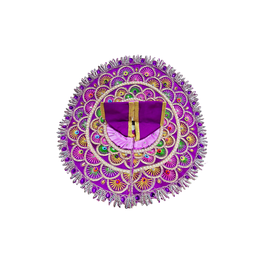 Royal Purple Floral Shringar Poshak