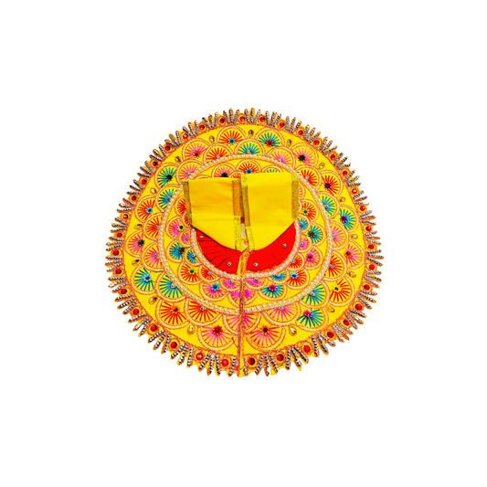 Sunshine Yellow Designer Shringar Poshak