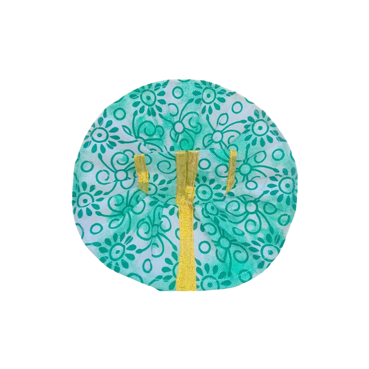 Vrindavan Green Floral Laddu Gopal Circular Poshak