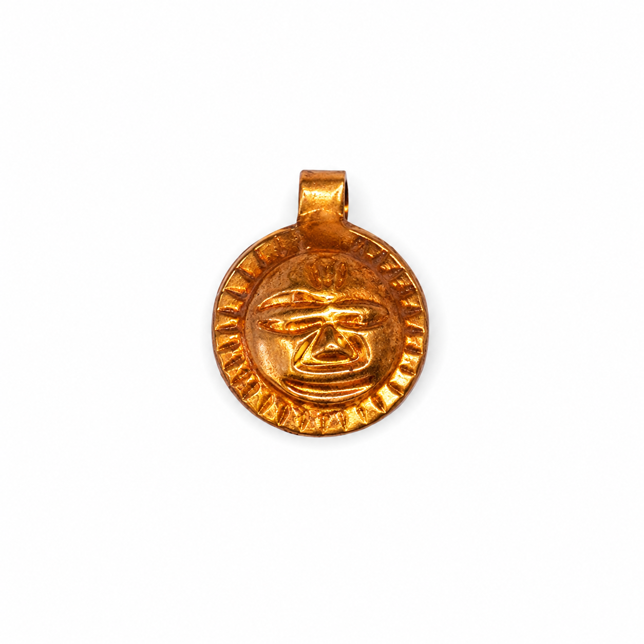 Copper Surya Pendant – Traditional Sun Design