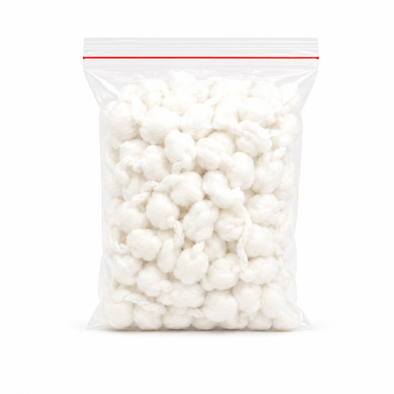 Pooja Cotton Wicks – White