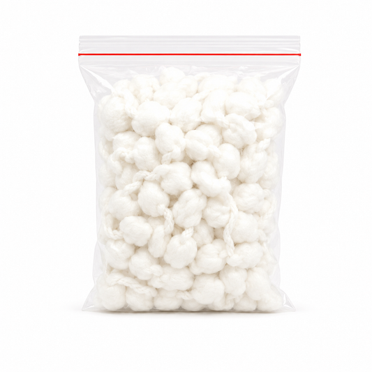 Pooja Cotton Wicks – White