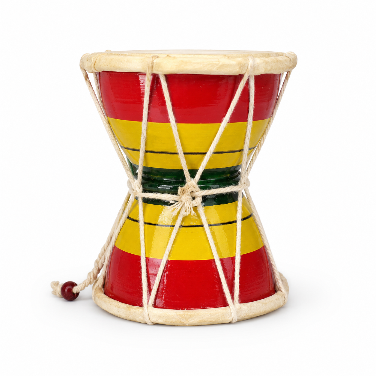 Damru – Double-Sided Hand Drum for Pooja & Religious Ceremonies