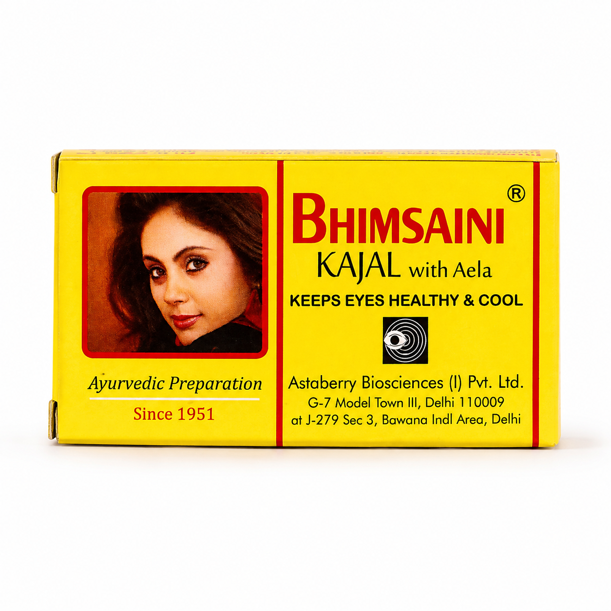 Bhimsaini Kajal with Aela – Ayurvedic Preparation for Eye Care