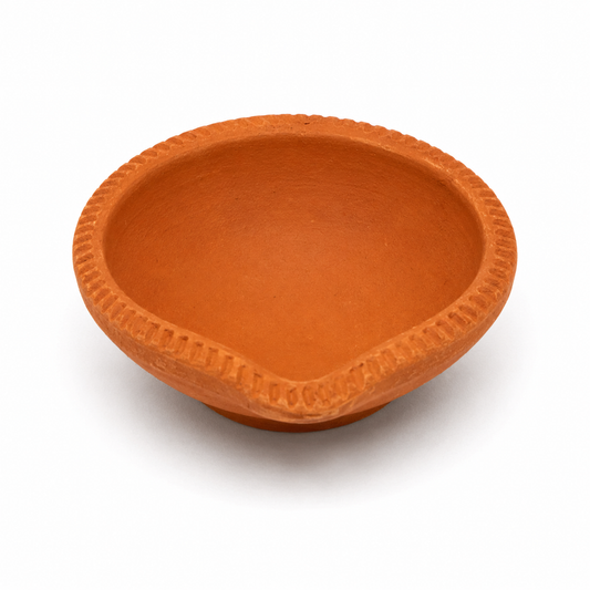 Round 2 Inch Terracotta Diya