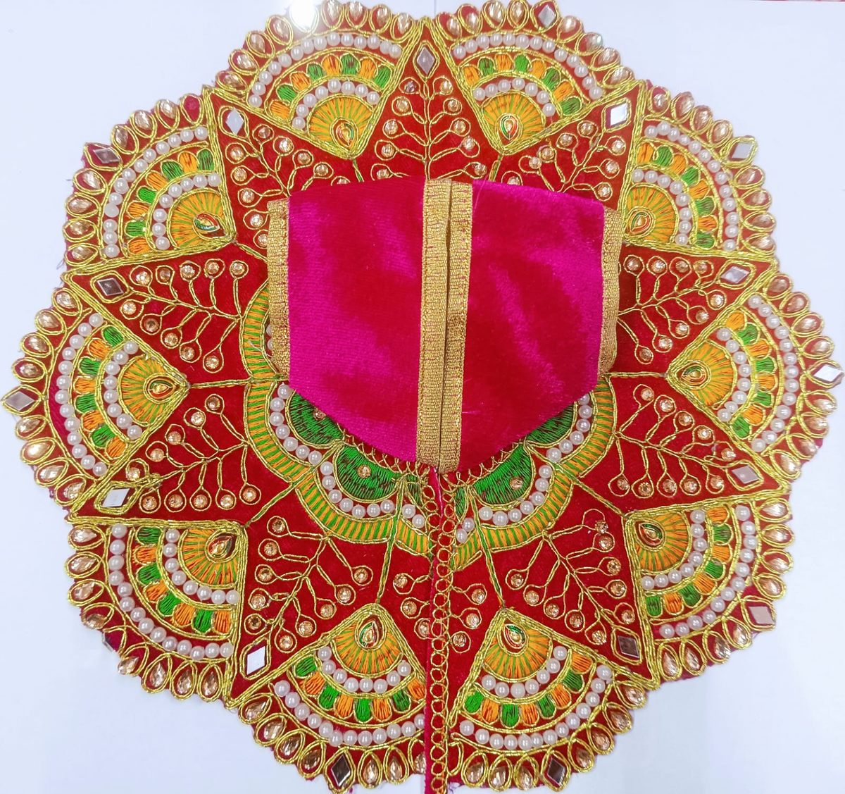 Rajkamal Designer Poshak Jamuni Utsav (Purple) for Laddu Gopal