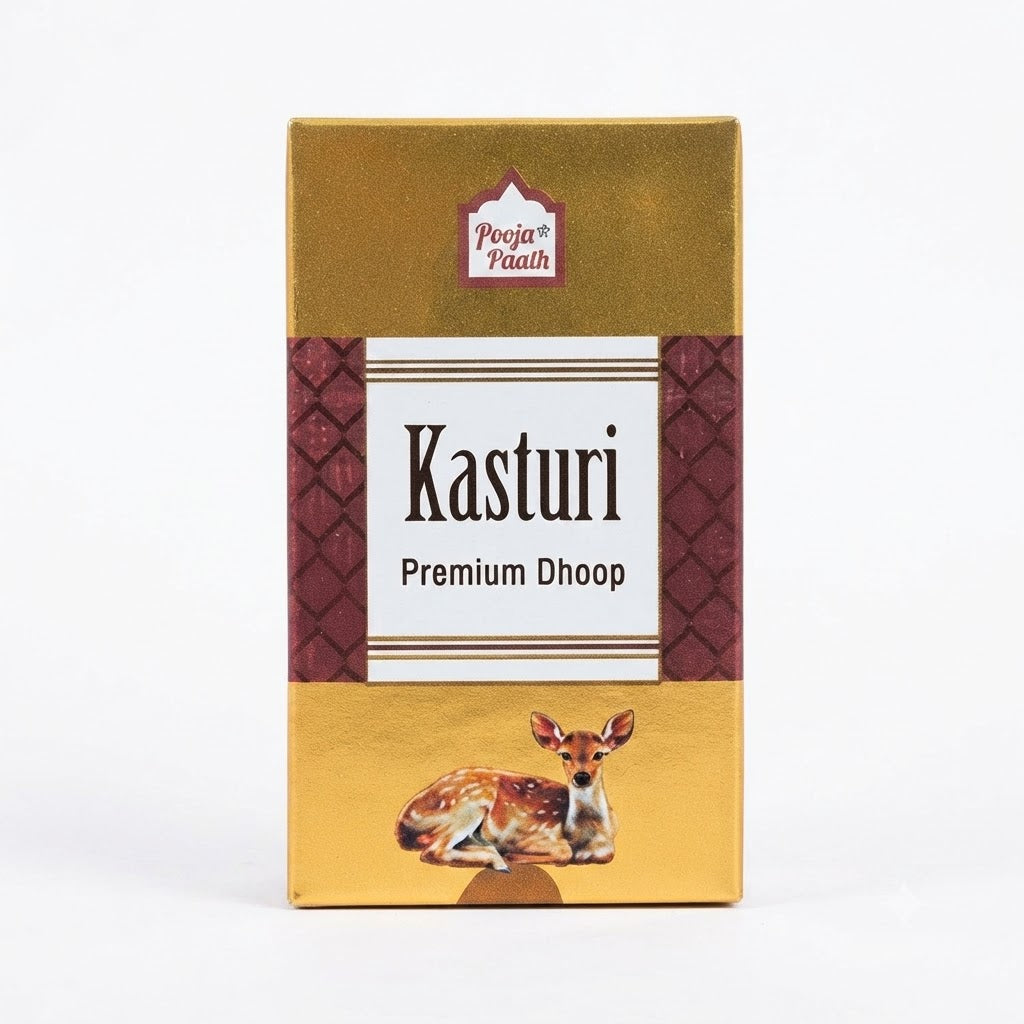 Pooja Paath Kasturi – Premium Dhoop with Rich Traditional Fragrance