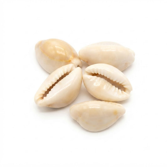 Natural White Cowrie Shells (Kaudi) – Sacred Cowry Shells for Wealth, Puja & Vastu Remedies(single pics)