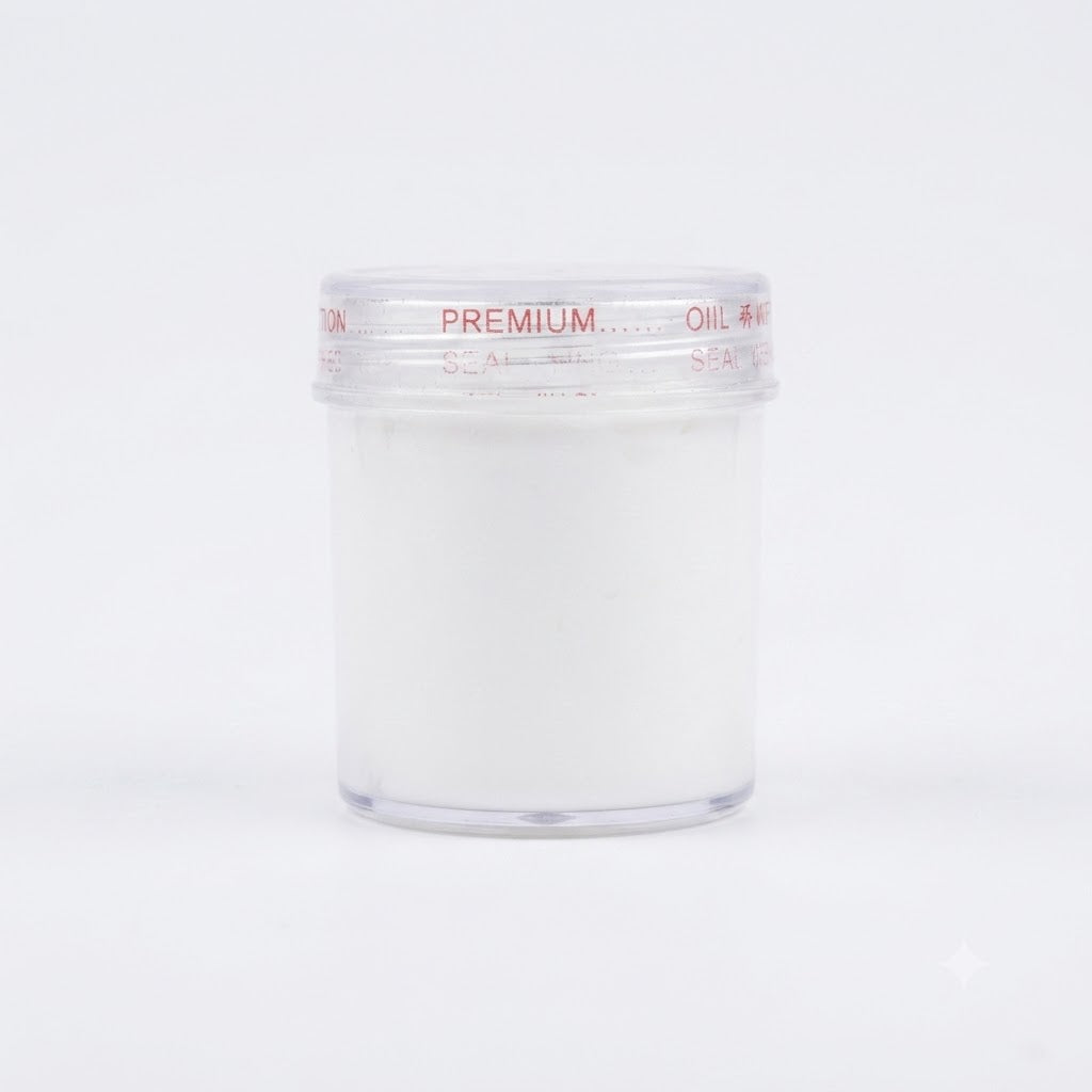 Pure Fine Bura Powder (Traditional White Sugar Powder) in Storage Jar