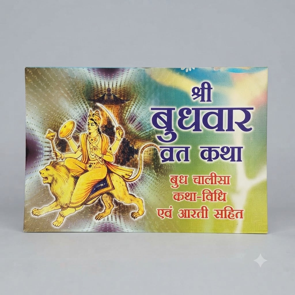 Shri Budhwar Vrat Katha (Budh Chalisa, Katha-Vidhi Evam Aarti Sahit) – Sacred Hindu Vrat & Devotional Book