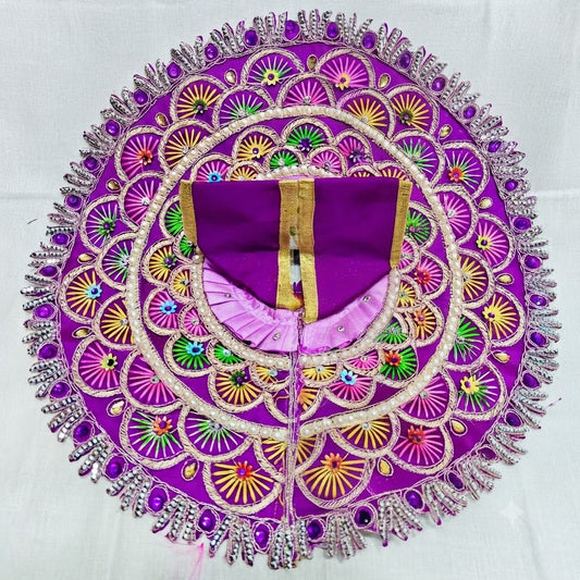Navrang Shringar Poshak Jamuni Utsav (Purple) for Laddu Gopal