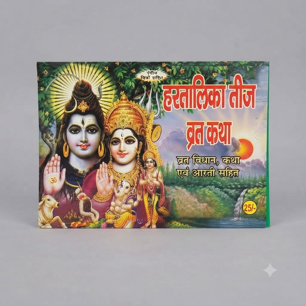Hartalika Teej Vrat Katha (Vrat Vidhan, Katha Evam Aarti Sahit) – Sacred Hindu Vrat & Devotional Book