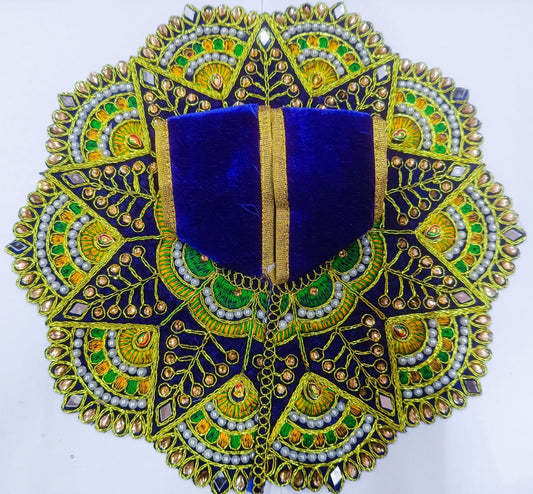 Royal Blue Designer Laddu Gopal Poshak