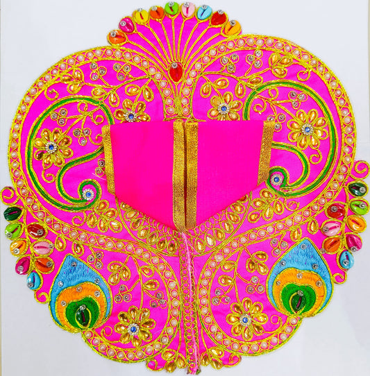 Royal Peacock Poshak in Divine Pink