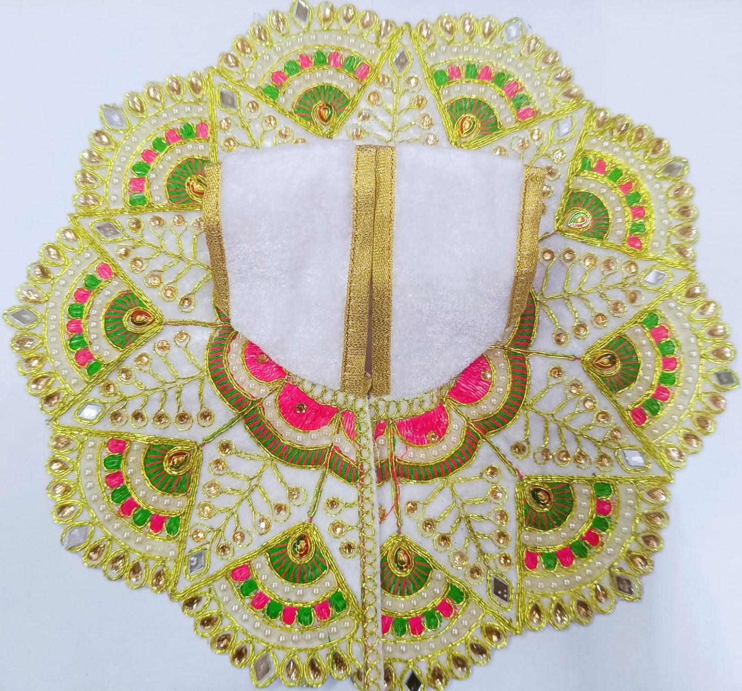 White Premium Laddu Gopal Dress